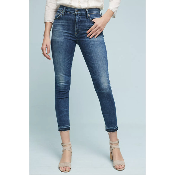 Citizens of Humanity Rocket Crop High-Rise Skinny Jeans 25 - Picture 1 of 9